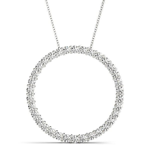 Circle Pendant 1ct