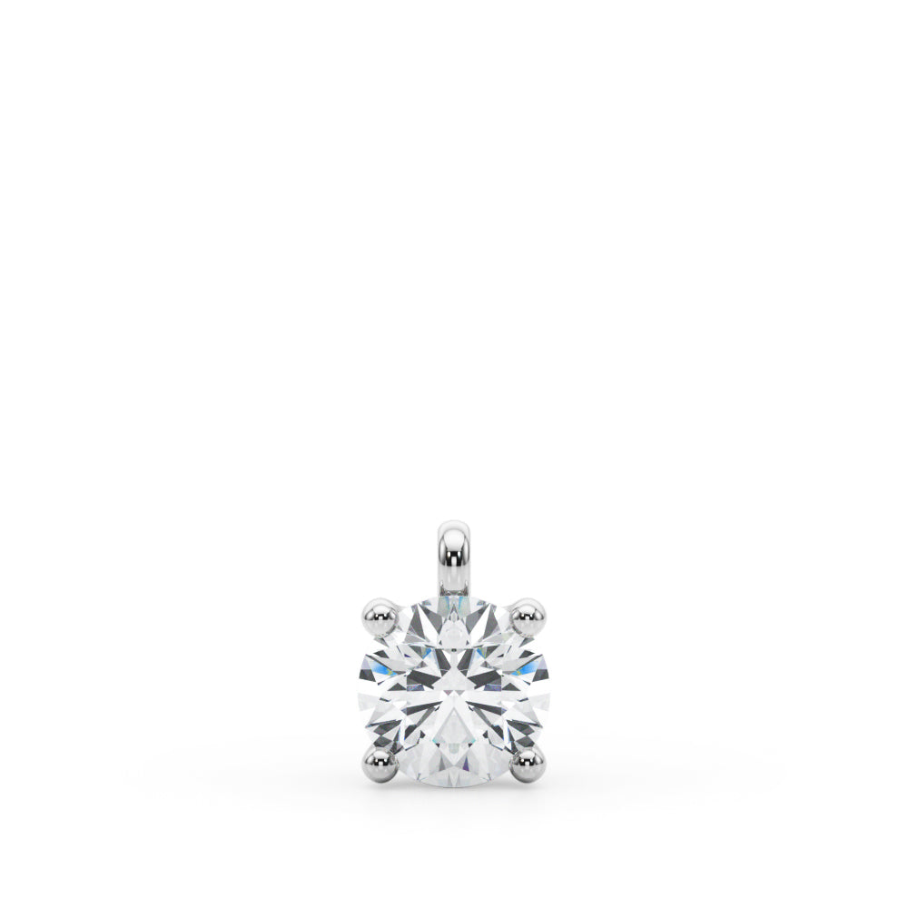 Round Solitaire Pendant 1/2ct