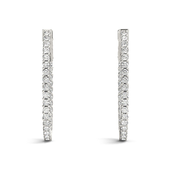 1.2 Inch Lucida Oval Hoop