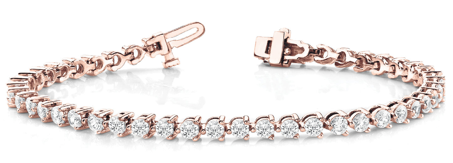 Bracelet In Line Prong Set