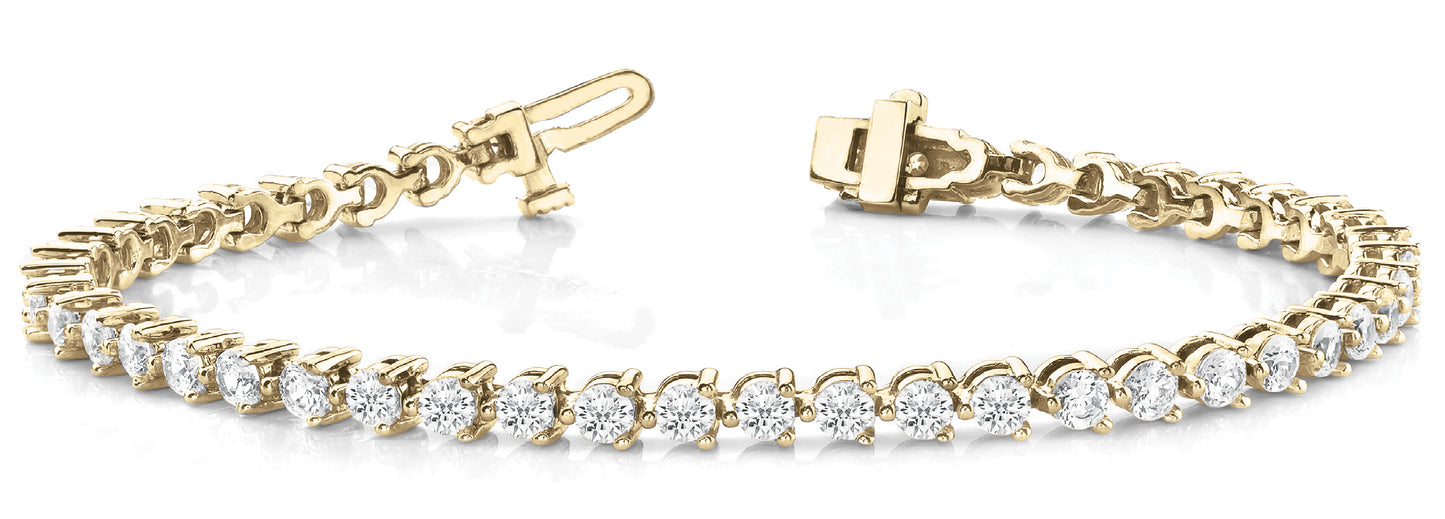 Bracelet In Line Prong Set