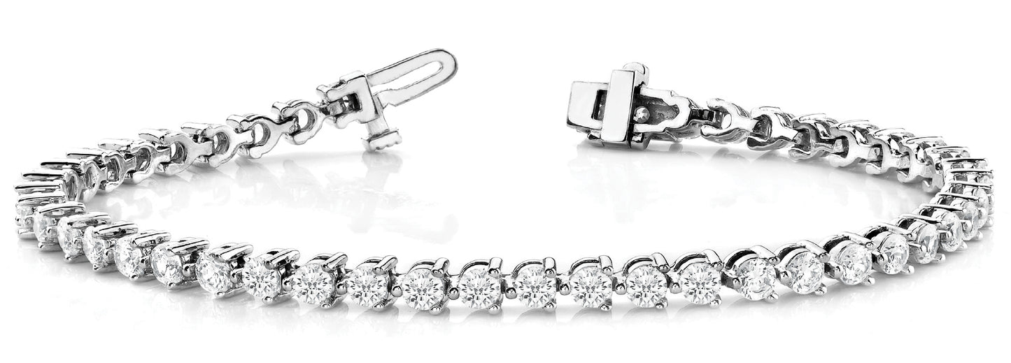 Bracelet In Line Prong Set