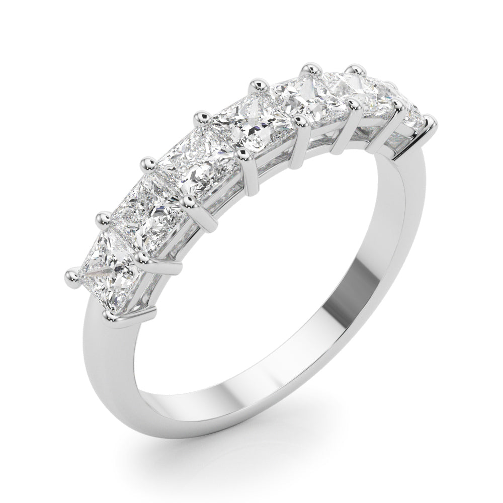 14k 7 Stone Princess Cut Band (.98ct tw)