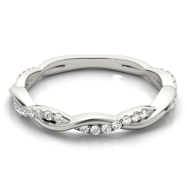 14k Diamond Wedding Band (0.19ct)