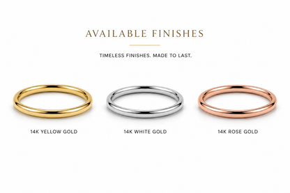 2mm Comfort Fit Wedding Band  – 14K Gold