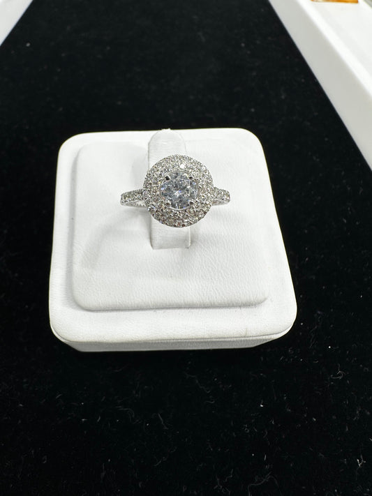 "Semi Chaffai" Diamond  Engagement Ring.