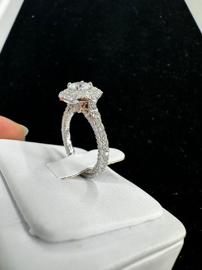 "Semi Chaffai" Diamond  Engagement Ring.