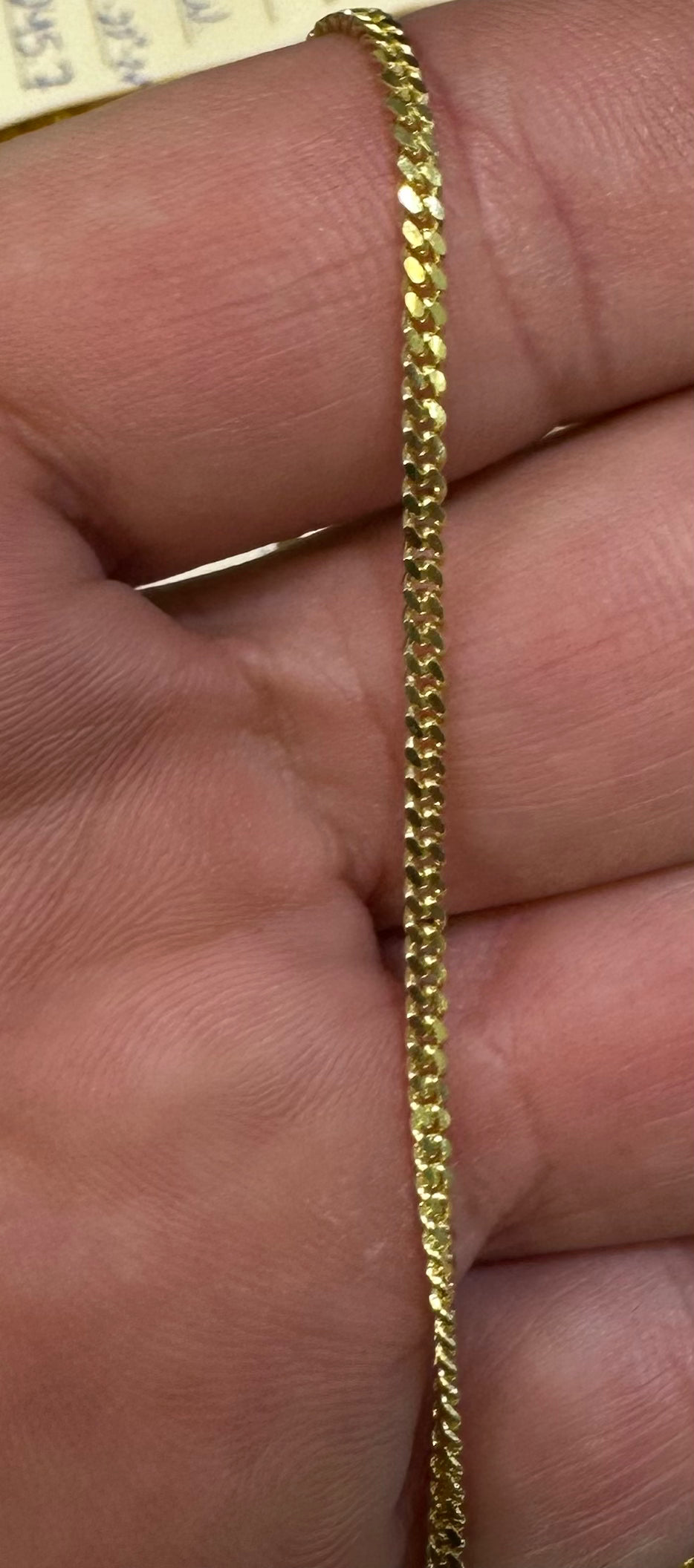 Lianas 14K Nameplate "double layer