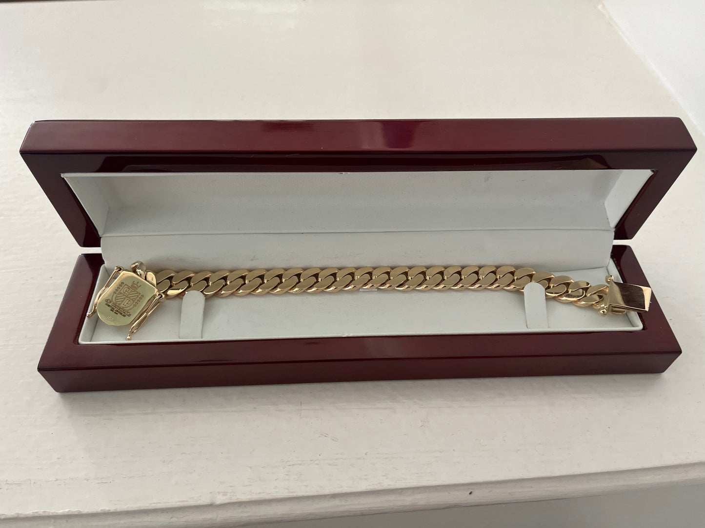 Solid Miami Cuban Link Bracelet
