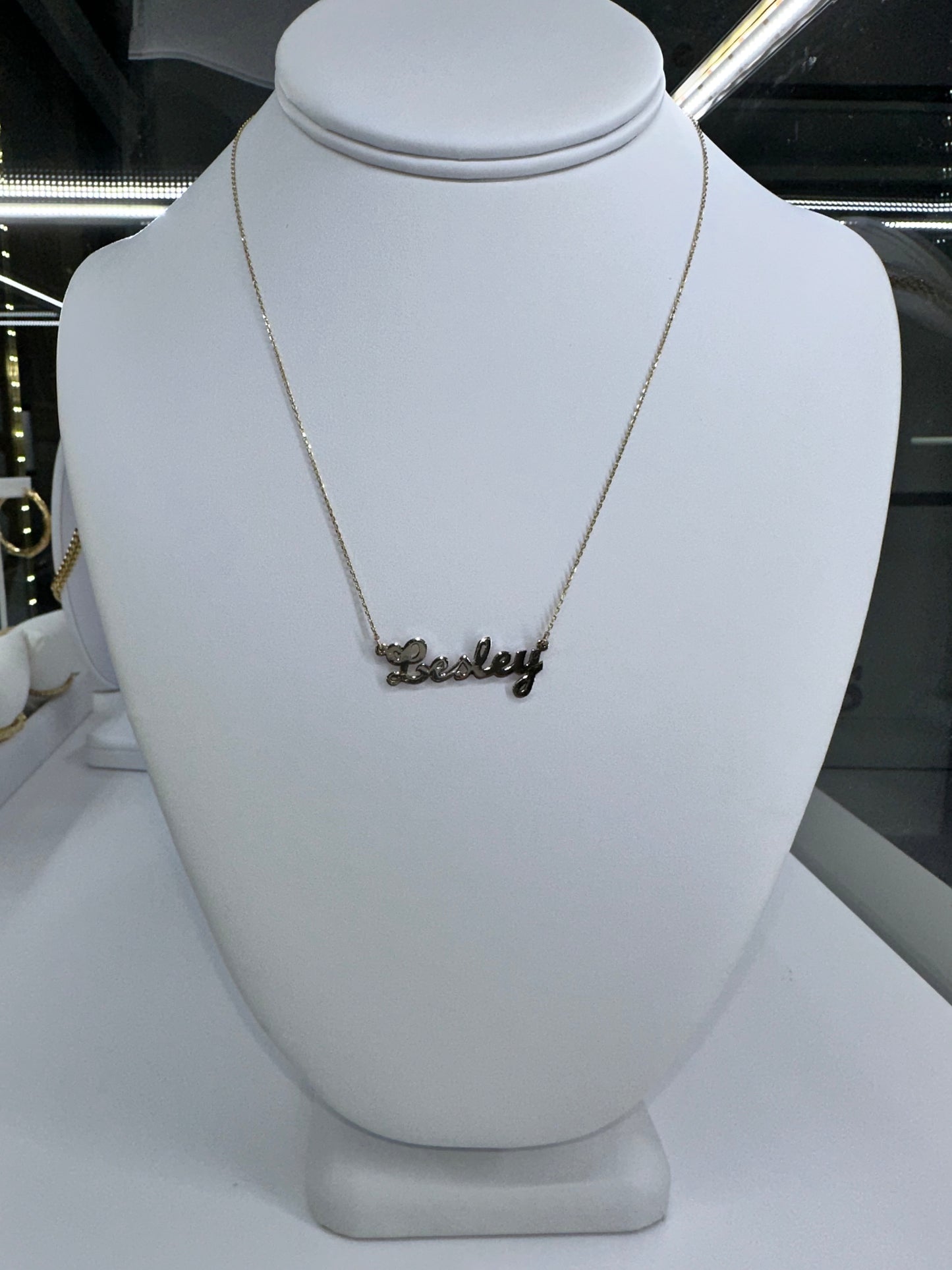 14k Name Plate Chain