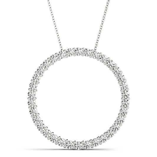 Circle Pendant 1ct