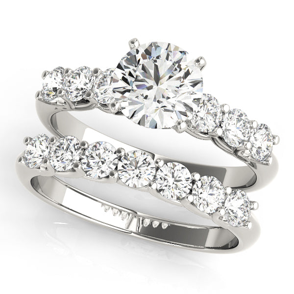 Engagement Rings Single Row Prong Set