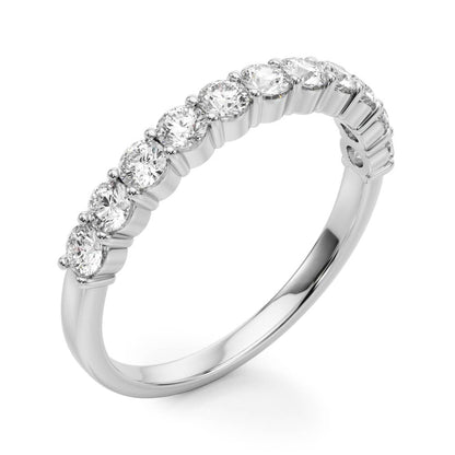 Straight Diamond Wedding Band