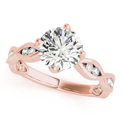 Twisted Shank Engagement Ring