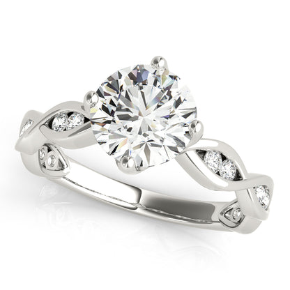 Twisted Shank Engagement Ring