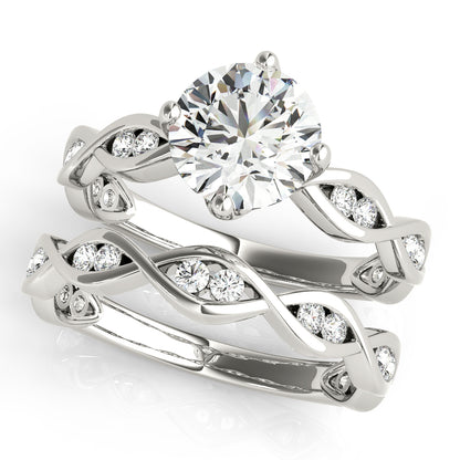 Twisted Shank Engagement Ring