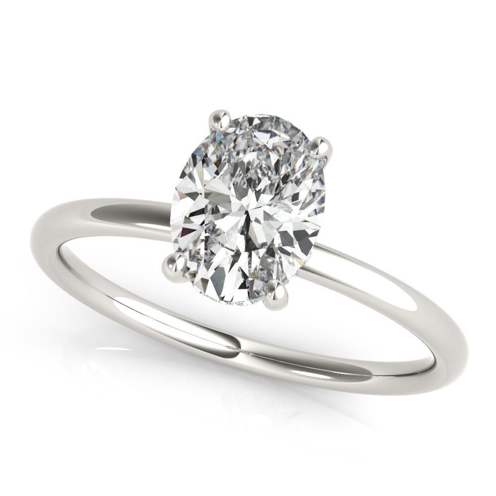 Engagement Ring Oval Cut Center