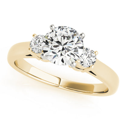 Engagement Rings 3 Stone Round