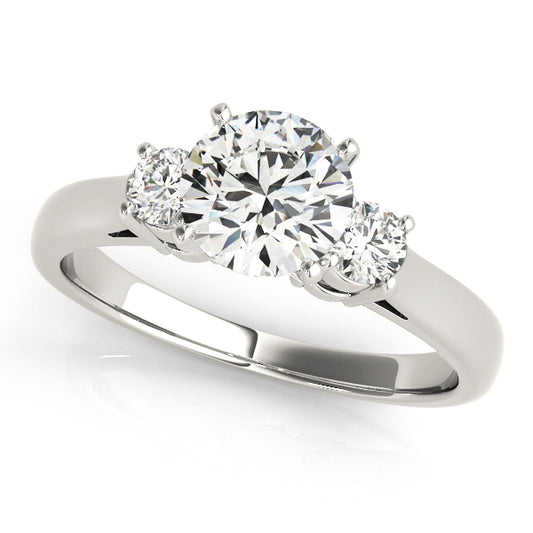 Engagement Rings 3 Stone Round