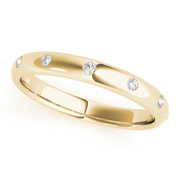 Wedding Bands Bezel Set