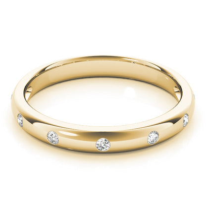 Wedding Bands Bezel Set