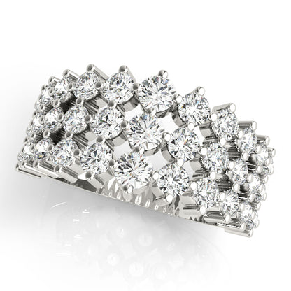 3 Row Fashion Ring