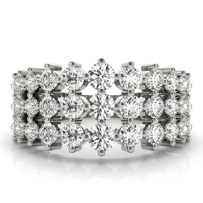 3 Row Fashion Ring