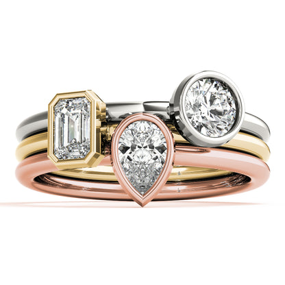 Emerald Solitaire Stackable