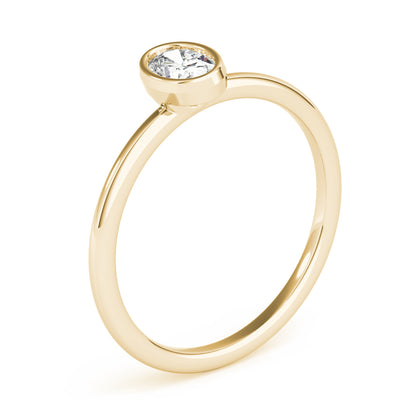 Oval Solitaire Stackable