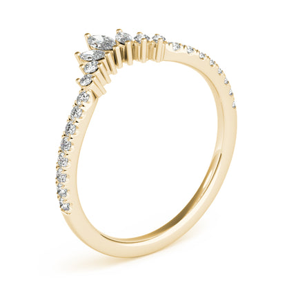 Fashion Ring Marquise And Round