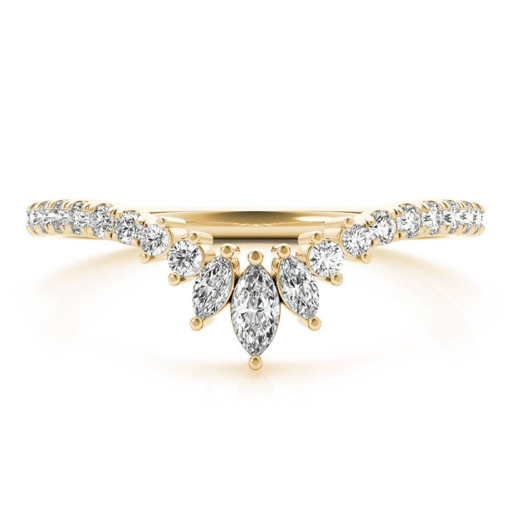 Fashion Ring Marquise And Round