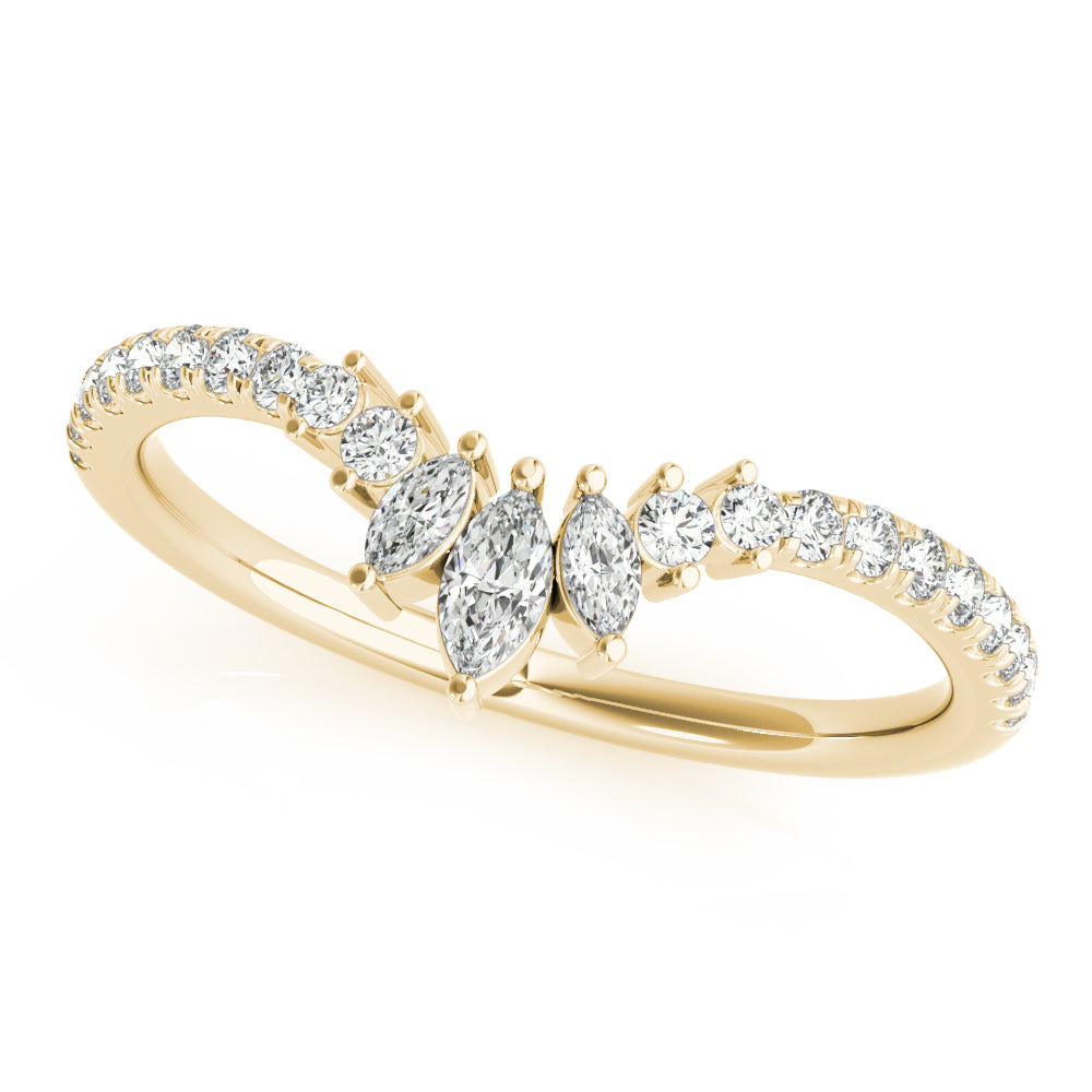 Fashion Ring Marquise And Round