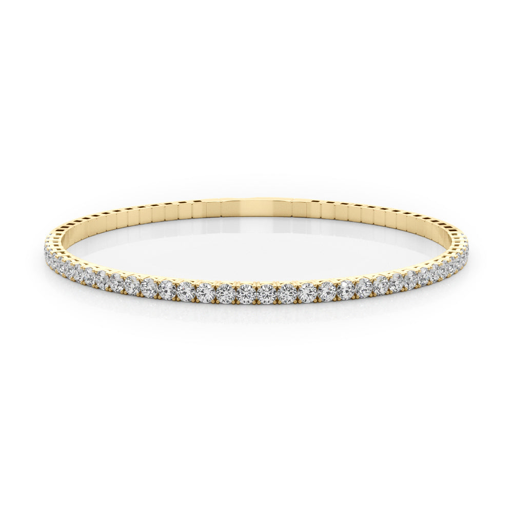 14k Bangle Bracelet (1.9 ct tw)