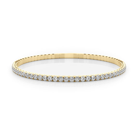 14k Bangle Bracelet (1.9 ct tw)