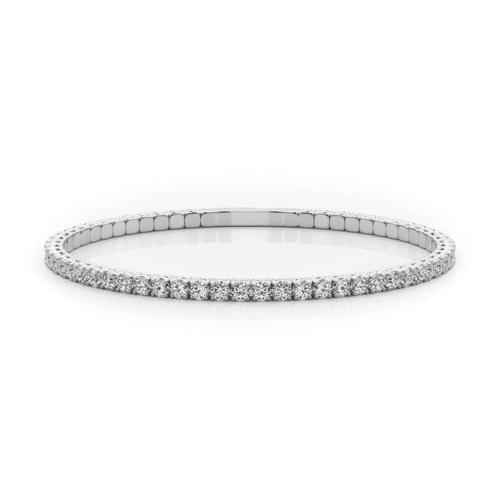 14k Flexible Eternity Bangle (3.92ct tw)