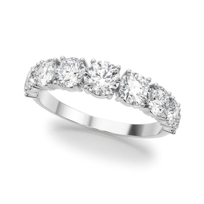 14k 9 Stone Band Round (1.73ct tw)