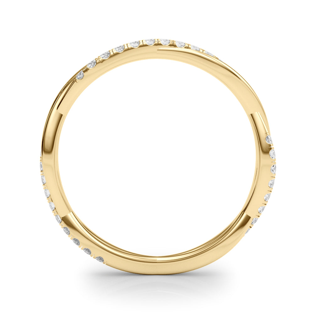 14k Diamond Twisted Band (0.2ct tw)