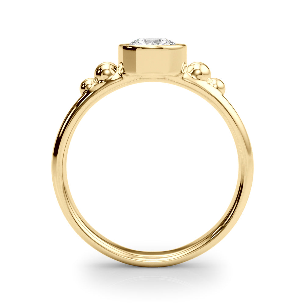 14k Solitair Center Ring Round (0.5ct tw