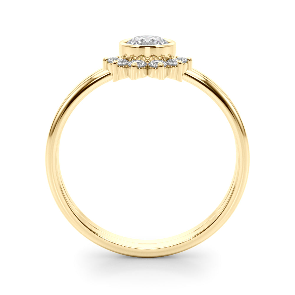 14k Fashion Ring Round (0.43ct tw)