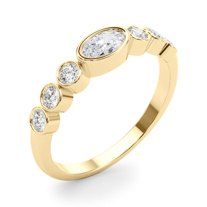 14k Oval Center Ring (0.49ct tw)