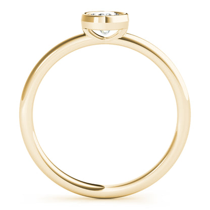 14k Solitaire Stack Round (0.5ct tw)