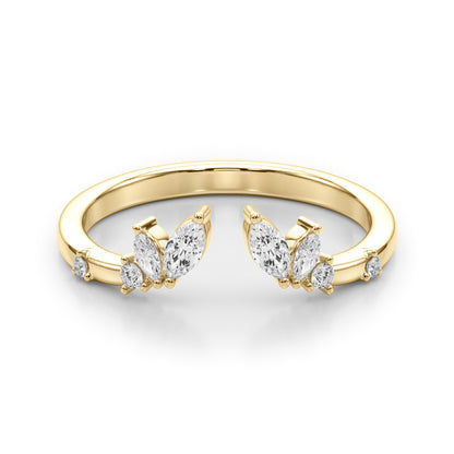 14k Marquise & Round Fashion Ring (0.27ct tw)