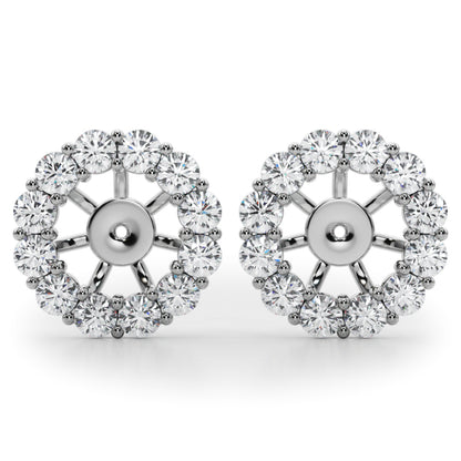 14k Earring Jacket For 1.0 Ct (0.78ct tw)