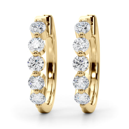 14k Earrings (1 ct tw)