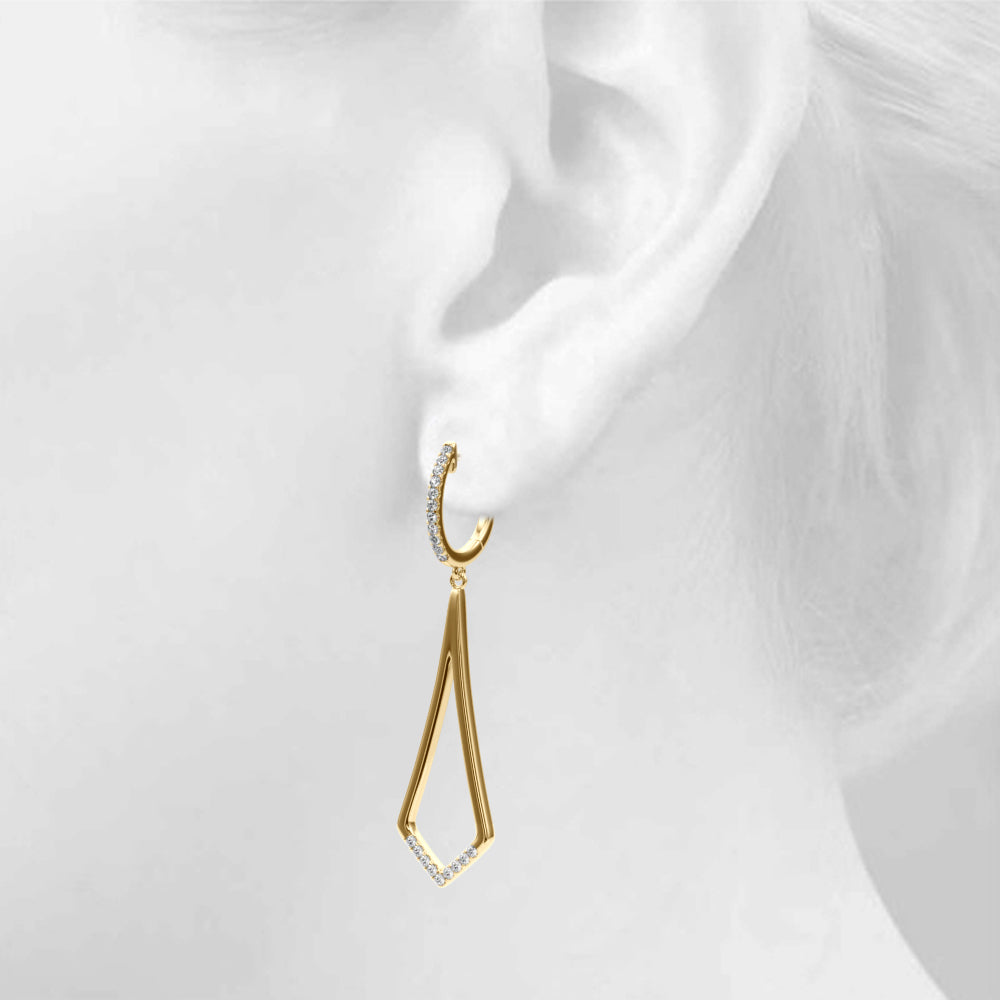 14k Fashion Earrings (0.2 ct tw)