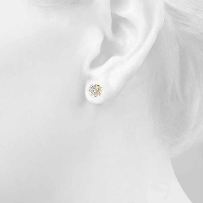 14k Fashion Earrings (0.7 ct tw)