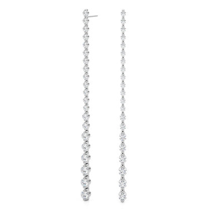 14k long Earrings (4.5 ct tw)