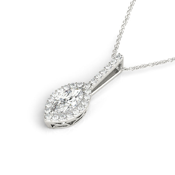 14k Marquise Necklace (0.67 ct tw)