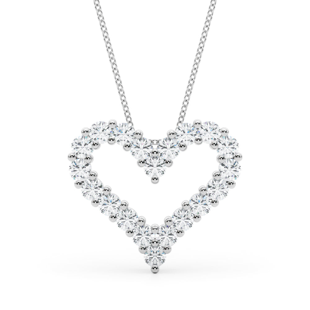 Diamond Heart Necklace (1 ct tw)