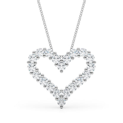 Diamond Heart Necklace (1 ct tw)